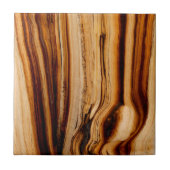 Burned Tree Trunk Texture Fliese (Vorderseite)