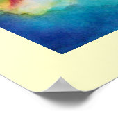 BURNEN DES CARNIVAL / Venezianische Maskentanz Poster (Ecke)