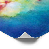 BURNEN DES CARNIVAL / Venezianische Maskentanz Poster (Ecke)