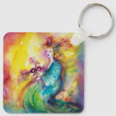 BURNEN DES CARNIVAL / Venezianische Maskentanz Schlüsselanhänger (Rückseite)