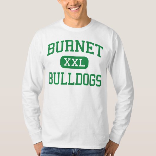 Burnet - Bulldoggen - Highschool - Burnet Texas T-Shirt (Vorderseite)