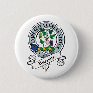 Burnett Clan-Abzeichen Button