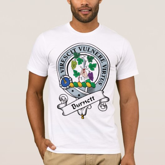Burnett Clan-Abzeichen T-Shirt (Vorderseite)