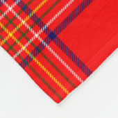 Burnett Modern Clan Abzeichen Tartan Kariert Fleecedecke (Ecke)