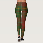 Burnett Tartan Clan Kariert Leggings (Rückseite)