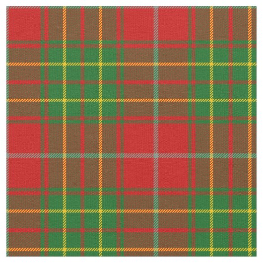 Burnett Tartan-Druck Stoff (Nahaufnahme)