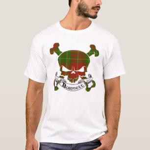 Burnett Tartan-Schädel T-Shirt