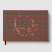 Burnett Weathered Original Scottish Tartan Gästebuch (Vorderseite)