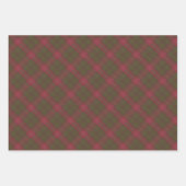 Burnett Weathered Original Scottish Tartan Geschenkpapier Set (Vorderseite 2)