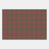 Burnett Weathered Original Scottish Tartan Geschenkpapier Set (Vorderseite)