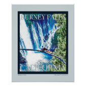 Burney Falls, CA Poster (Vorderseite)