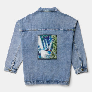 Burney Falls, CA Poster Jeansjacke