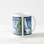 Burney Falls, CA Poster Kaffeetasse (VorderseiteRechts)
