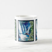 Burney Falls, CA Poster Kaffeetasse (Mittel)