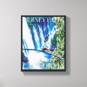 Burney Falls, CA Poster Leinwanddruck (Vorderseite)