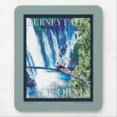 Burney Falls, CA Poster Mousepad (Vorne)