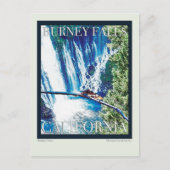 Burney Falls, CA Poster Postkarte (Vorderseite)
