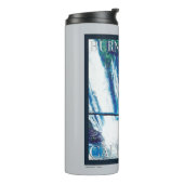 Burney Falls, CA Poster Thermosbecher (Nach links gedreht)