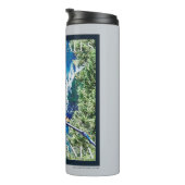 Burney Falls, CA Poster Thermosbecher (Nach rechts gedreht)