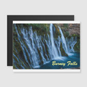 Burney Falls Magnetkarte (Vorne/Hinten)