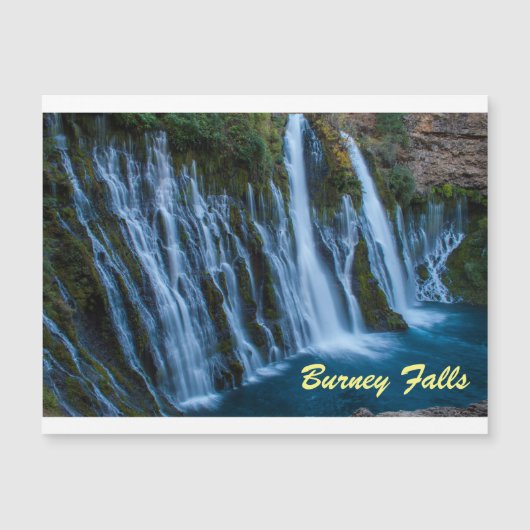 Burney Falls Magnetkarte (Vorderseite)
