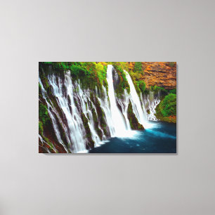 Burney Falls, Mcarthur-Burney Falls Memorial Leinwanddruck