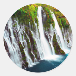 Burney Falls, Mcarthur-Burney Falls Memorial Runder Aufkleber
