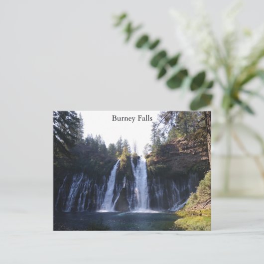 Burney Falls Postcard Postkarte (Stehend Vorderseite)