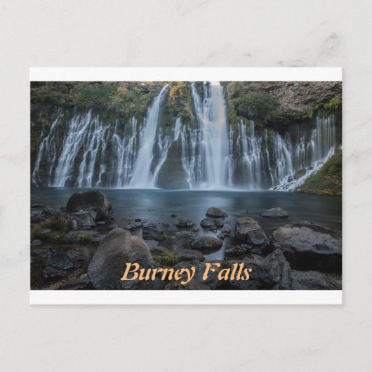 Burney Falls Postcard Postkarte (Vorderseite)