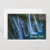 Burney Falls Postcard Postkarte (Vorne/Hinten)
