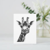 Burney the Giraffe Postkarte (Stehend Vorderseite)