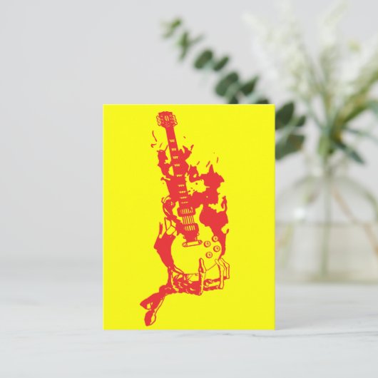 BURNGITAR POSTKARTE (Stehend Vorderseite)