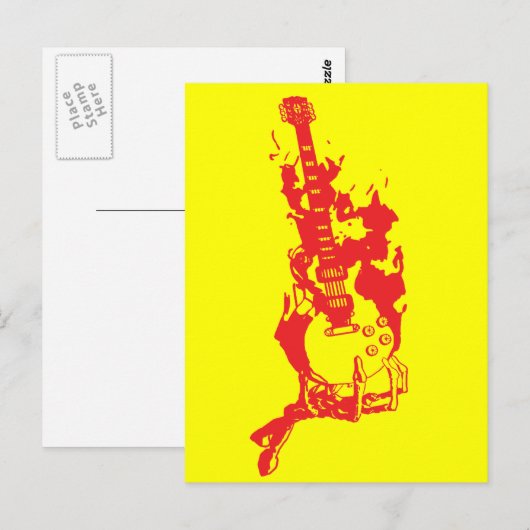 BURNGITAR POSTKARTE (Vorne/Hinten)