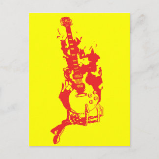 BURNGITAR POSTKARTE