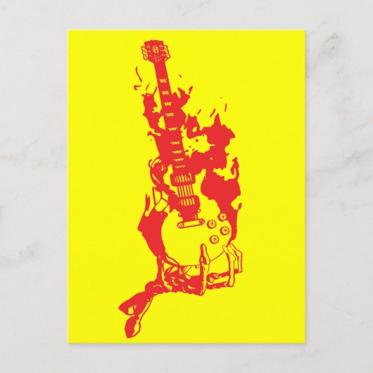 BURNGITAR POSTKARTE (Vorderseite)