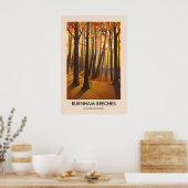 Burnham Beeches Reiseplakat Poster (Küche)