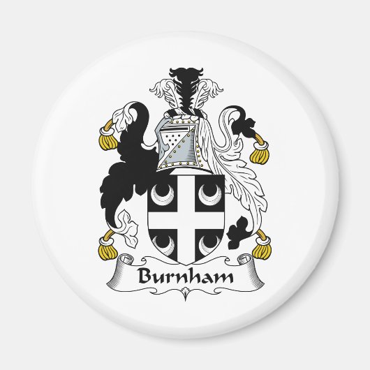 Burnham Familienwappen Magnet (Vorne)