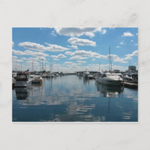 Burnham Hafen - Chicago Postkarte