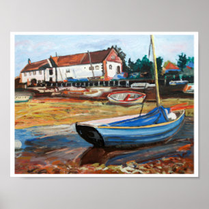 Burnham Overy Staithe is a small settlement in Nor Poster
