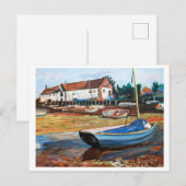 Burnham Overy Staithe is a small settlement in Nor Postkarte (Vorne/Hinten)