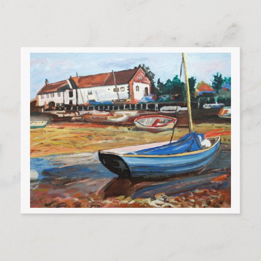 Burnham Overy Staithe is a small settlement in Nor Postkarte (Vorderseite)