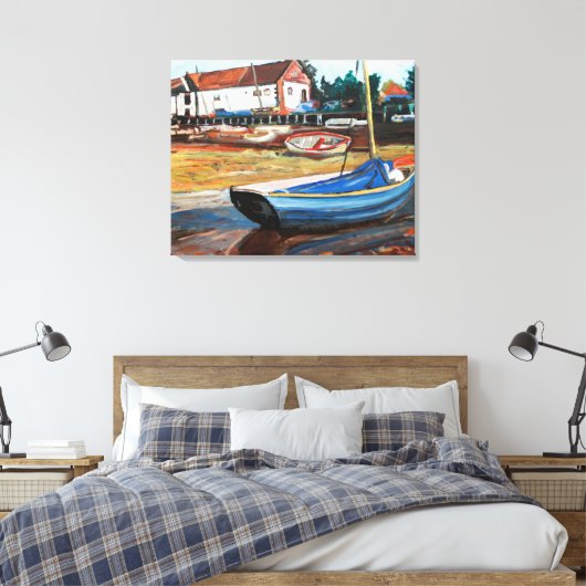 Burnham Overy Staithe Leinwanddruck (Insitu (Schlafzimmer))