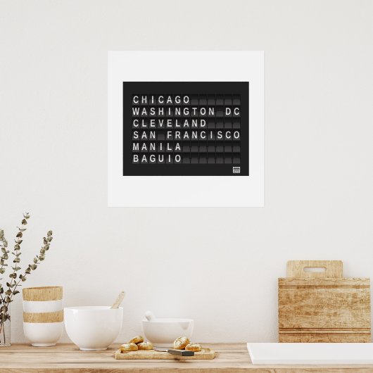 Burnham Planned Bold Star Logo Poster (Küche)