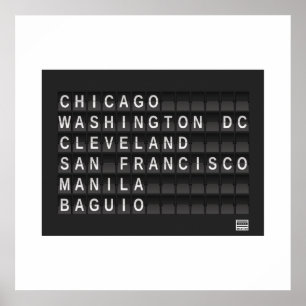 Burnham Planned Bold Star Logo Poster