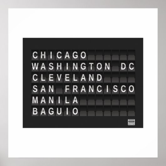 Burnham Planned Bold Star Logo Poster (Vorne)