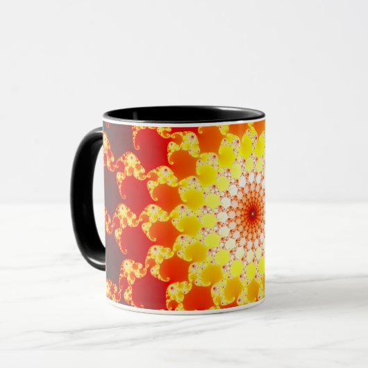 Burnin Ambition - Fraktal Tasse (Vorderseite Links)