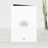 Burning Birthday Candles Card Karte (Rückseite)