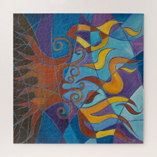 Burning Bush Mosaik Puzzle (Horizontal)