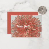 Burning - Danke flache Note Card Mitteilungskarte (Vorderseite/Rückseite Beispiel)
