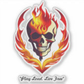 "Burning Desire Festival" Aufkleber (Vorderseite)